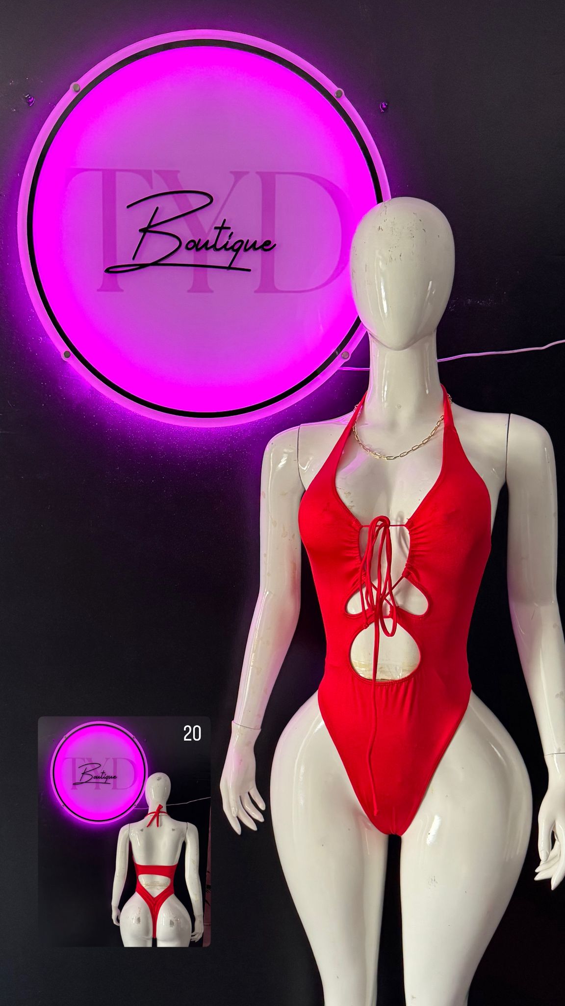 Talla Unica Rojo #20