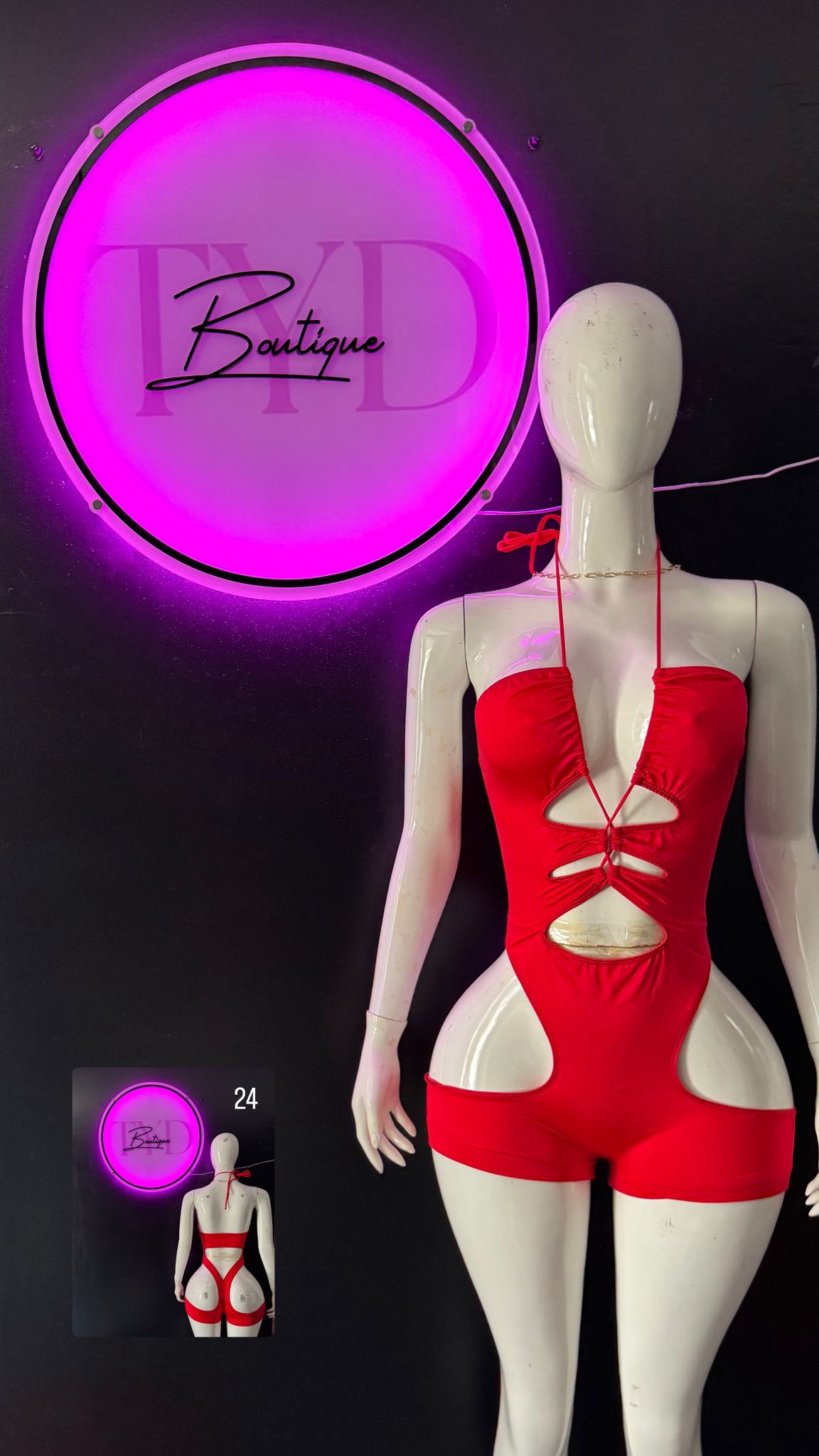 Talla Unica Rojo #24
