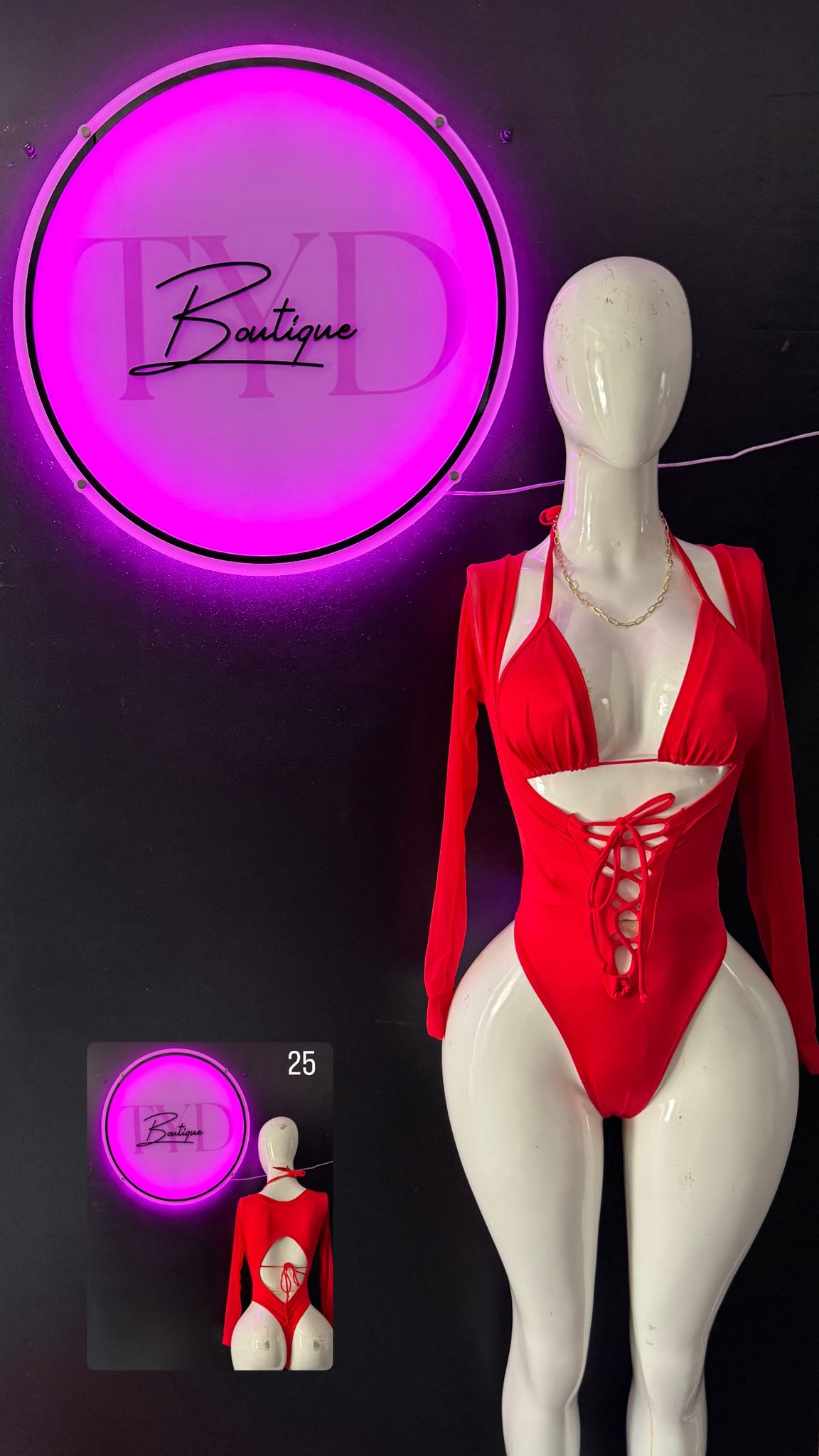 Talla Unica Rojo #25