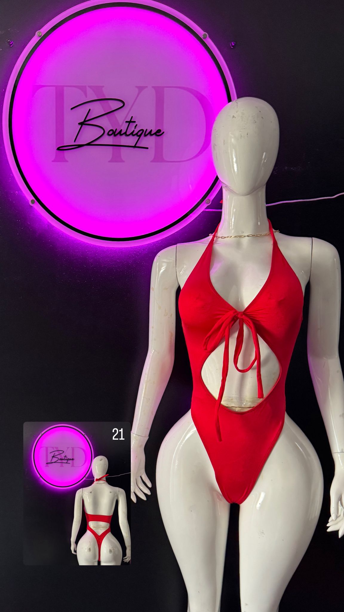 Talla Unica Rojo #21