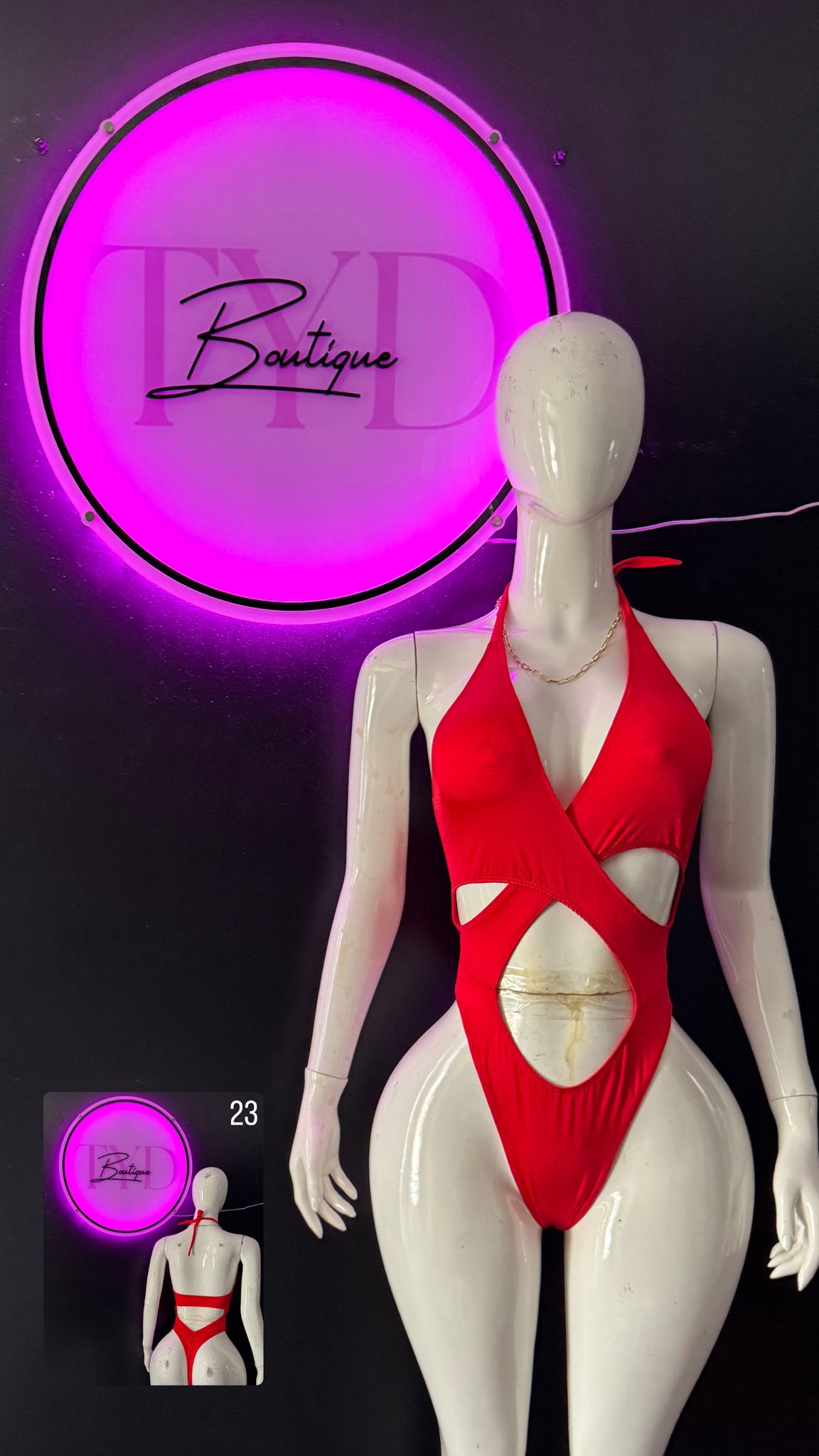 Talla Unica Rojo #23